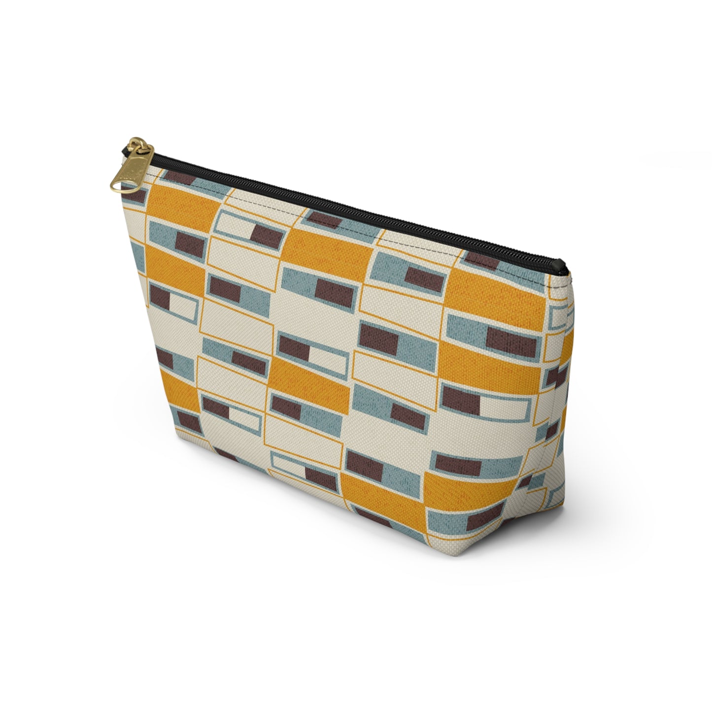 Abstract Mid Century Modern Zipper Pouch. 2 Sizes Available