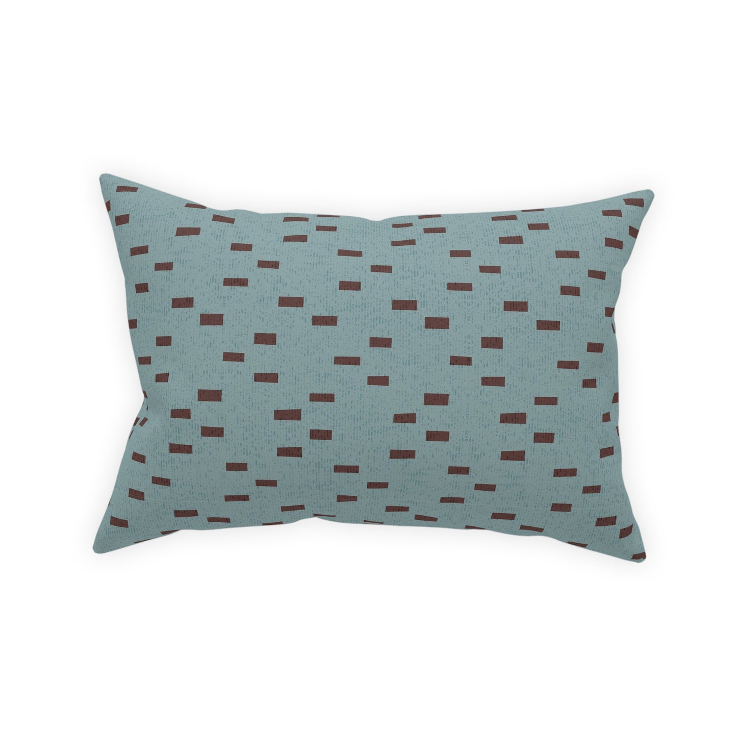 Accent Pillow with Mid-Century Geometric Patterns. A Different Coordinating Print on Each Side. 5 Sizes. Pillow Insert Included.